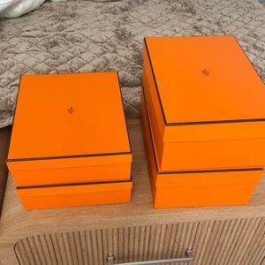 Hermes Orange Gift Boxes